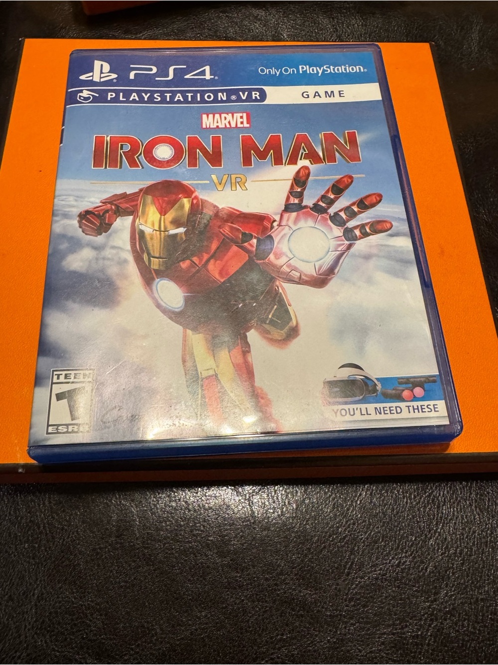 Marvel Iron Man VR for PS4 - Red & Gold Cover Art